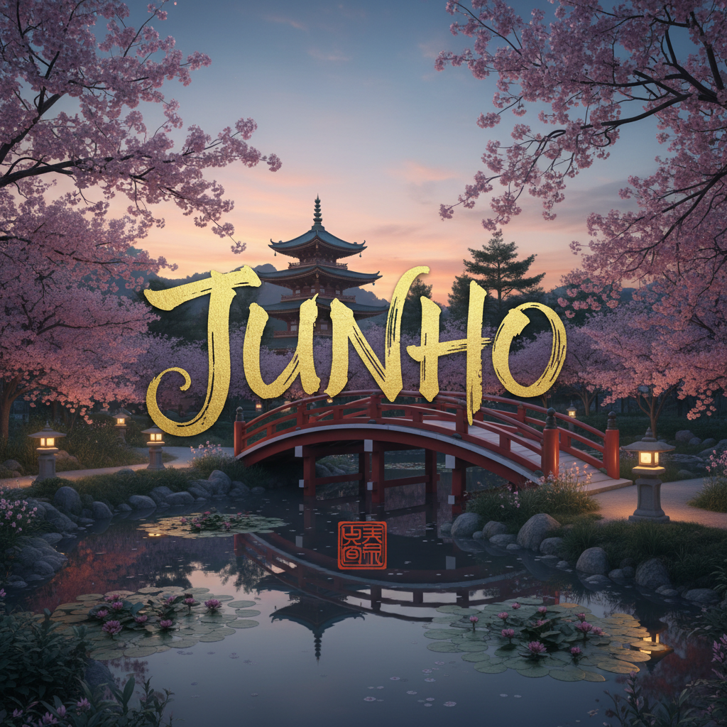 imagem escrito Junho e com fundo oriental